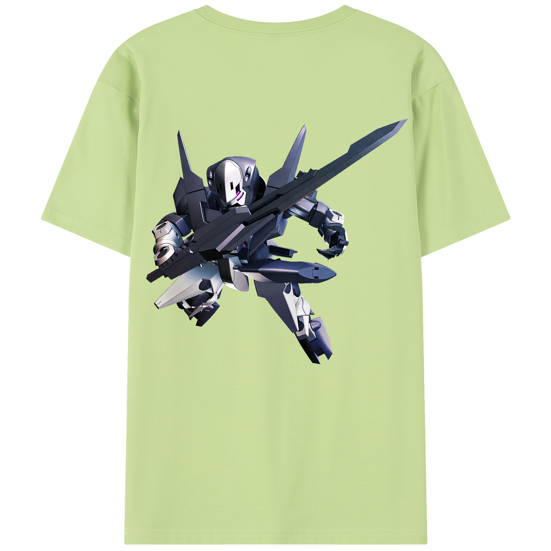 （画像用） 機動戦士ガンダム Mobile Suit Gundam 綿100％半袖Tシャツ（背面プリント）